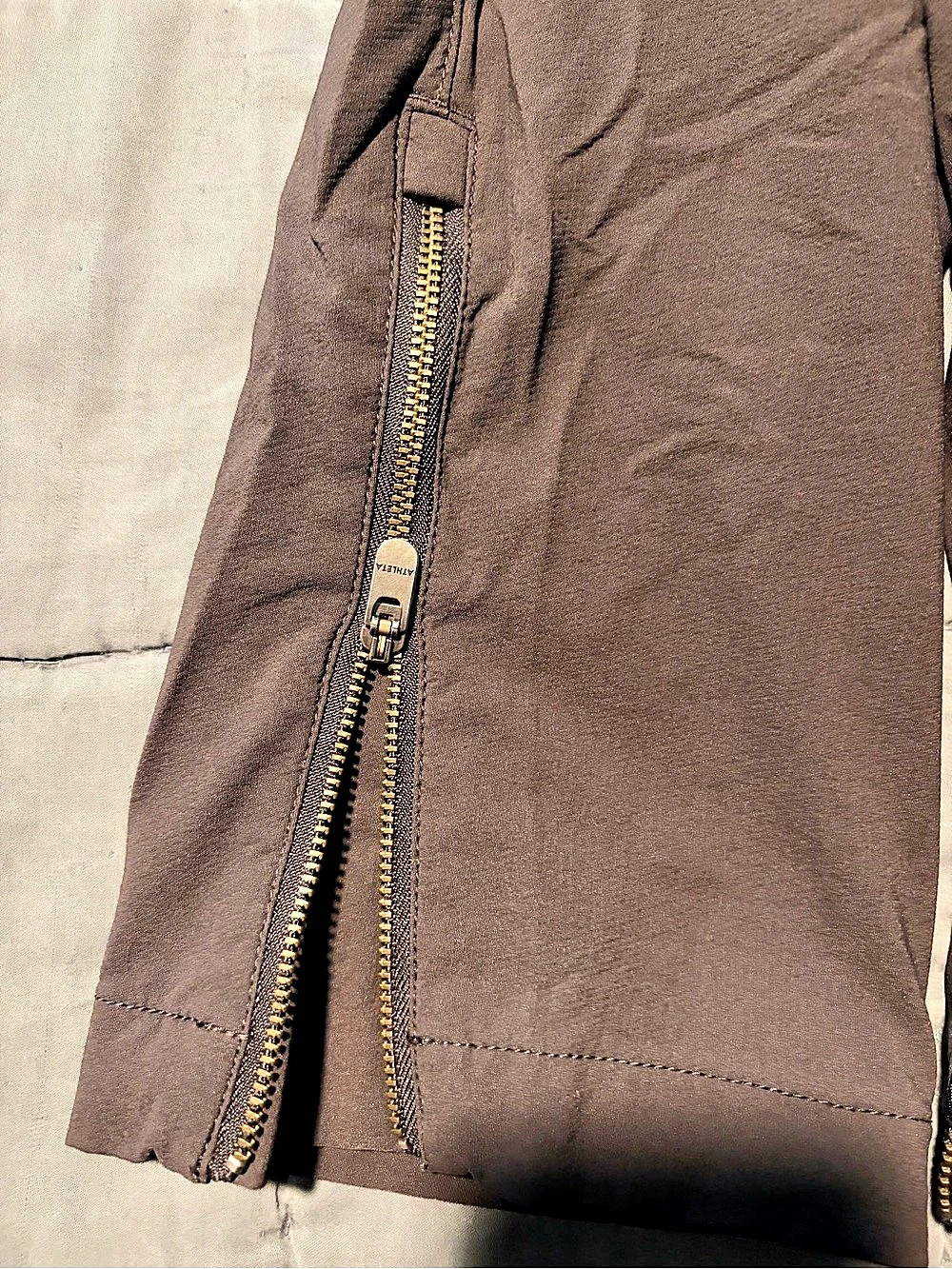 Athleta Brooklyn Ankle Pant Brown Bootcut Pants Size 14P